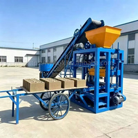 Machine à fabriquer des briques QT4-26 avec système de vibration stable, machine à blocs creux en béton, ligne de production de pavés emboîtables