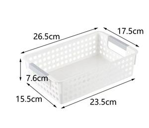 Wholesale PP Injection Molded High Quality Rectangular <b>Storage</b> <b>Basket</b> for Toy Sundries-Eco Friendly Stackable <b>Storage</b> Bin - Product Image 4