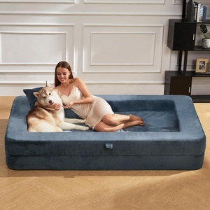 Custom ized Comfort Folding Soft Foam Doppel hund Lazy Schlafs ofa Couch Erschwing liche 3-in-1 Boden Schlafs ofa - Product Image 3