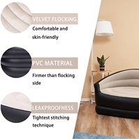 Colchón inflable grueso para interiores y exteriores, cama de aire doble OT6308
