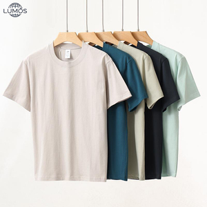 T-shirt personnalisé de haute qualité 100% coton, manches courtes, col rond, doux et léger pour hommes - Product Image 2