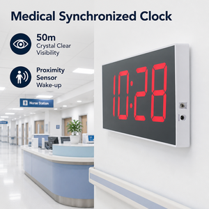 Reloj <span class=keywords><strong>Despertador</strong></span> Digital Inteligente LED DC POE de Escritorio y Pared, Reloj Electrónico ABS para Mesita de Noche y Oficina con Funciones de Snooze y <span class=keywords><strong>Despertador</strong></span> - Product Image 3