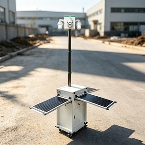Torre de CCTV Solar Móvil con Certificación CE, Sistema de Energía Fuera de la Red, Impermeable, para Exteriores, para Construcción - Product Image 1