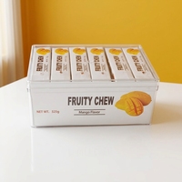 Fruity Chew Mango Flavor Cartoon Gummy Candy Chewy Soft Candy Sugar Multi-Colored Box Packaging Wholesale