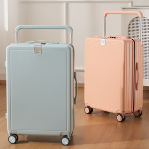 Nouvelle valise de voyage à roulettes premium avec poignée télescopique large, 20/22/24/26 pouces, avec roulettes silencieuses, porte-bouteille, crochet - Product Image 3