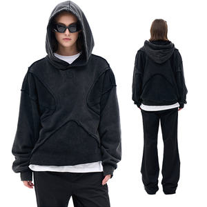 Sudaderas Unisex de Alta Calidad, Estilo Y2K, Talla Grande, Personalizadas, 100% Algodón, Teñido Liso, Transpirables, Desgastadas, Bordadas - Product Image 4