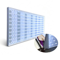 Cadre de caisson lumineux en aluminium extrudé anodisé haute rigidité, vente en gros OEM pour kiosque commercial intérieur et stand de marque