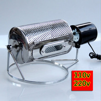 Grain de café électrique commercial d'acier inoxydable et machine de torréfaction de fruits secs 220V110V