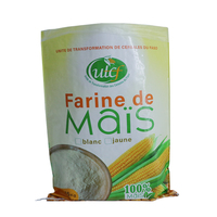 Sac PP tissé laminé Bopp 20kg 25kg 50kg plastique personnalisé sac polypropylène sac d'emballage de farine de maïs maïs maïs