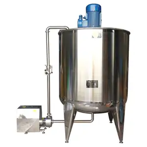Ace 100L 200L 300L Vacuum For Skineal Cream / Double Jacketed Mixing Tank 500
