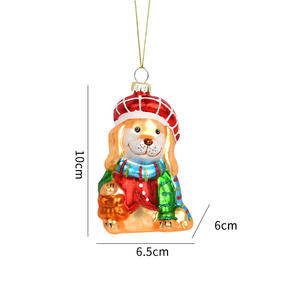 Adorno de Cristal Plateado con Diseño de Plumas de Pájaro, Bonito y Encantador, para Colgar en el Árbol de Navidad, Directo de Fábrica, Se Aceptan Personalizaciones - Product Image 3