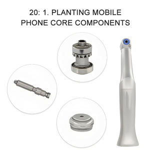 Draagbare 1:5 tandheelkundige handstuk, tandheelkundige boor met LED-knop, hoge snelheid elektrische tandheelkundige ultrasoon turbine handstuk - Product Image 5