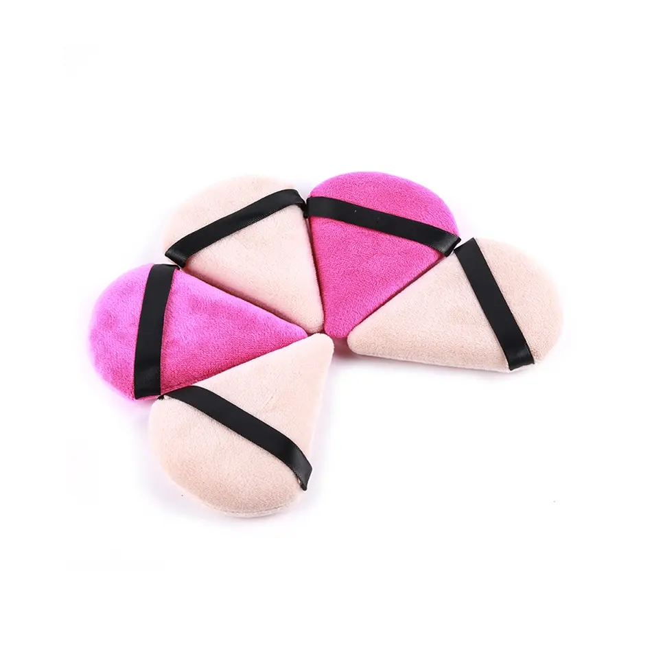 Low Price Customized Face Soft Cosmetic Puff Makeup Sponge Triangle Powder Puff
