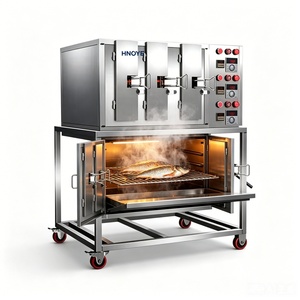 <span class=keywords><strong>Parrilla</strong></span> <span class=keywords><strong>de</strong></span> Gas Comercial Grande para Pescado, Sin Humo, <span class=keywords><strong>de</strong></span> Acero Inoxidable 304, para Restaurante, Barbacoa - Product Image 2