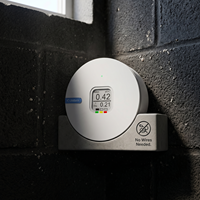 Moniteur de radon à piles pour sous-sol |   Détecteur de radon sans fil à encre électronique pour sous-sol |   Détecteur de radon portable à longue portée