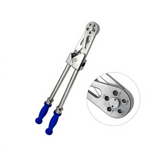 Coupe-tiges orthopédiques manuel en acier inoxydable certifié CE, instrument chirurgical de classe I, poignées argentées, marquages de taille, ENGR TRADERS - Product Image 2