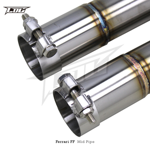 BK X Mid Pipes para Ferrari <span class=keywords><strong>FF</strong></span> 6.3L <span class=keywords><strong>V12</strong></span> 2011-2016 Sistema de escape de coche de carreras de acero inoxidable - Product Image 4