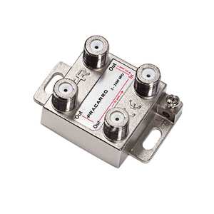 Divisor Vertical de 3 Vías Fracarro, Conector F, 5 2400 Mhz, Divisor de Video Metálico para TV y Satélite - Product Image 1