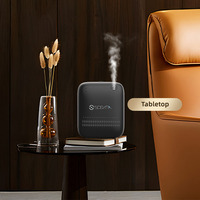 Diffuseur d'huiles essentielles intelligent, électrique, à piles, compact, en plastique, pour usage hôtelier, triple sortie de brume, grand format commercial