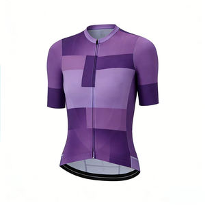 Maillot de cyclisme professionnel personnalisé avec logo imprimé, respirant et anti-humidité, coupe course estivale pour événements, sports de plein air et cyclisme sur route - Product Image 1