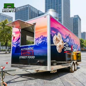 <strong>Square</strong> Food <strong>Trailer</strong> Manufacturer Custom Mobile Kitchen <strong>Trailer</strong> Food Concession <strong>Trailer</strong> For Restaurant Business - Product Image 1