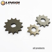 LINGQI 9 1 13 Dents T8F Chaîne Embrayage Boîte de Vitesse Pignon Avant pour Moteur 47cc 49cc Pocket Bike Mini Moto ATV Quad