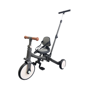 4 in 1 Plastic <strong>Toddler</strong> Tricycle <strong>with</strong> Push <strong>Handle</strong> for 2-4 Year Old Boys and Girls Kids Push <strong>Trike</strong> <strong>with</strong> Safe Bar - Product Image 1