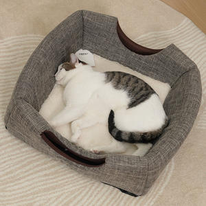 Hot Selling Luxus Multifunktion ale Katzen nest Outdoor Pet House Tier Katze Höhle für Hunde Kunststoff Home Friendly Cattery Kennel - Product Image 1