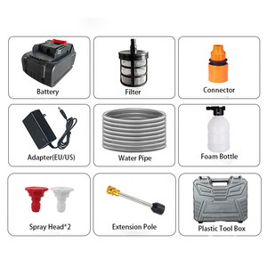 เครื่องฉีดน้ำแรงดันสูงไร้สายลิเธียมสำหรับใช้ในบ้านและรถยนต์ ยี่ห้อ Ananke Tools - Product Image 4