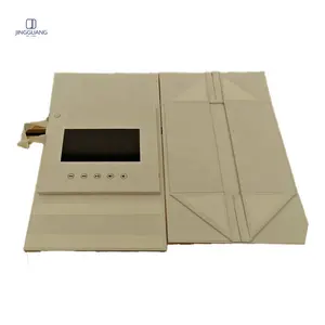 高級包装ボックス4in1ギフトセット磁気折りたたみボックス液晶ビデオディスプレイボックス