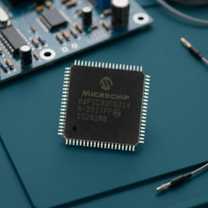 ไมโครชิป DsPIC30F6014A-30I/PF โปรเซสเซอร์สัญญาณดิจิตอลและตัวควบคุม-DSP DSC 30MIPS 144 KB 52 I/O SPDIP-28 แพคเกจใหม่ - Product Image 2