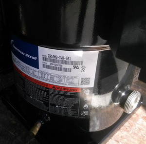 Emerson-Copeland-Scroll-Compressor-Zr72kc -- tfd -- 522 zr16m3e <span class=keywords><strong>Twd</strong></span> <span class=keywords><strong>561</strong></span> <span class=keywords><strong>zr19m3e</strong></span> <span class=keywords><strong>Twd</strong></span> 551 Zr61kc-Tfd-522 máy nén CuộN Copeland - Product Image 3