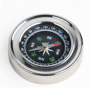 Portable Compass With Lens Stainless Steel Casing Chinese English Language Options Handheld Type - Product Image 2