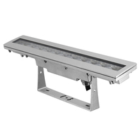 Projecteurs LED Submersibles 316L en Acier Inoxydable Encastrables/Linéaires 36W RGBW/RGB DC24V IP68 Étanche Blanc Chaud pour Piscine et Aménagement Paysager