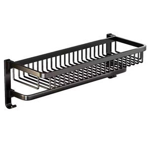 Kit de accesorios de baño de artículos sanitarios de aluminio negro mate de 7 piezas de diseño moderno, inodoros plegables autoadhesivos, bidés - Product Image 6