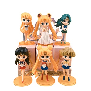 Figuras Coleccionables <span class=keywords><strong>de</strong></span> Sailor Moon en Caja Ciega, Decoración para Pasteles, Adornos para Escritorio - Product Image 1