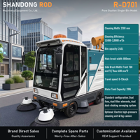 Balayeuse routière électrique à entraînement direct pour usage commercial et sanitaire urbain – Vente directe usine