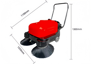 Electric <b>Walk</b>-Behind Self-Propelled Compact Floor Scrubber Burnishing <b>Machine</b> - Product Image 3
