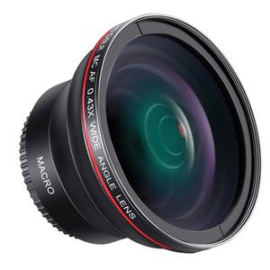 <span class=keywords><strong>Objectif</strong></span> grand angle HD Neewer 52 mm 0,43x avec partie <span class=keywords><strong>macro</strong></span> sans distorsion, haute définition numérique pour appareil photo reflex numérique - Product Image 1