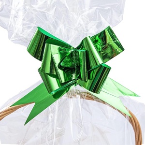 Lazos de Regalo Navideños con Forma de Mariposa Holográfica en Tamaños Surtidos, Cinta Ecológica Biodegradable para Envolver Regalos - Product Image 6