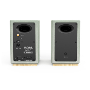 Nouveaux haut-parleurs de bibliothèque en tissu compact <span class=keywords><strong>50W</strong></span>, personnalisables pour home cinéma et usage stéréo, son robuste, 2026, pour <span class=keywords><strong>PC</strong></span> - Product Image 4