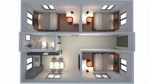 Casa Plegable Portátil de 30 Pies con Doble Ala, Aislada, Prefabricada, con Interior Completo, Expandible, Móvil - Product Image 5