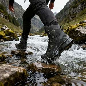 Fabricant de bottes de randonnée en cuir de haute qualité, respirantes, durables, professionnelles, pour l'extérieur, sur mesure, OEM - Product Image 5