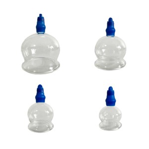 طقم علاج زجاجي عالي الجودة مكون من 8 قطع لعلاج الحجامة - Product Image 1