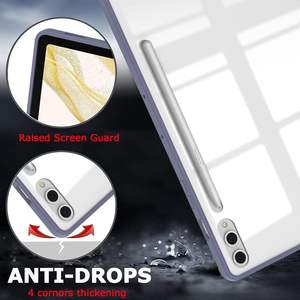 Trifold Stand Smart Flip Magnetic Slim PU Funda de cuero para <span class=keywords><strong>Samsung</strong></span> Galaxy Tab S9 FE S10Plus Tablet con portalápices - Product Image 5