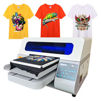 Termurah pakaian kain T Shirt Printer A3 DTG mesin cetak harga untuk T-Shirt tas cetak