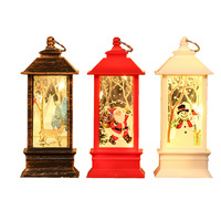 Décorations de Noël, lampes à huile portables lumineuses, petites décorations LED Père Noël, cadeaux pour les fêtes et les réunions, petits cadeaux pour enfants