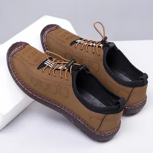 2024热卖产品Chaussures Homme Mocassins En Cuir Italienne男装鳄鱼牛津鞋麂皮礼服鞋