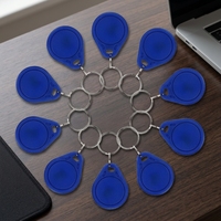 Carte-clé RFID ABS T5577 personnalisée avec logo, durable, pour contrôle d'accès sans contact pour hôtels, bureaux et appartements