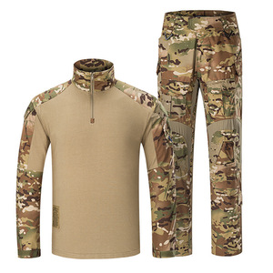 Sturdyarmor Outdoor Breathable Waterproof Oxford Tactical Pants+Shirt Tactical Style Uniforms Set G3 Frog Camouflage Suit
